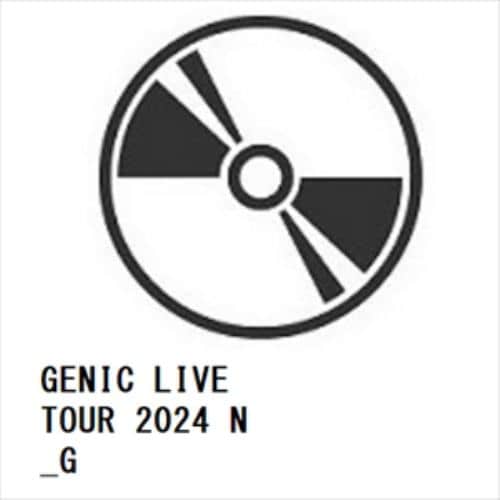 【DVD】GENIC LIVE TOUR 2024 N_G