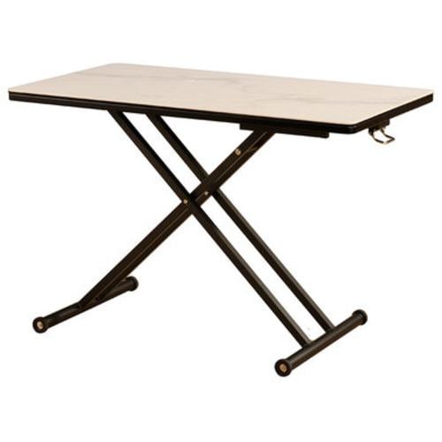 IDC OTSUKA 昇降式テーブル「グラナダ」幅110cm セラミック天板 ホワイトクオーツ色