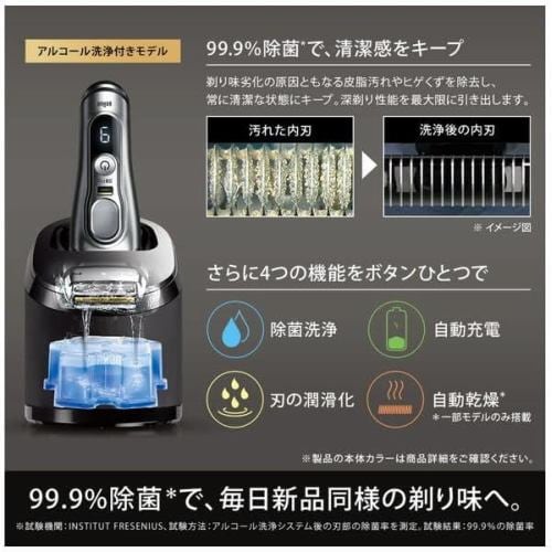 プロスイング密着システムBRAUN 9466CC-V SILVER シェーバー