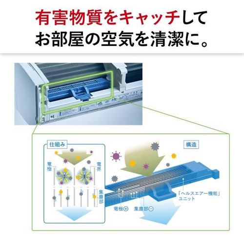 推奨品】三菱電機 MSZ-XD2824S-W エアコン ズバ暖霧ヶ峰 XDシリーズ 