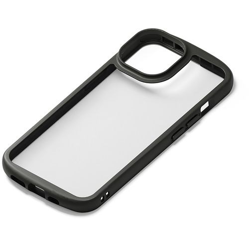 PGA PG-22KPT01BK 2022年 iPhone 14用 MagSafe充電器対応 クリアタフケース Premium Style ブラック