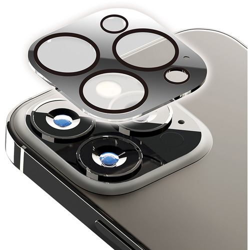 PGA PG-22SCLG03MR 2022年 iPhone トリプルカメラ用 カメラフルプロテクター Premium Style ミラー