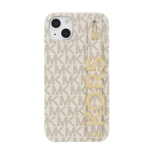 MICHAEL KORS MKSRVNLWPIP2261M iPhone 14 Max用スマートフォンケース [ Vanilla ] ホワイト
