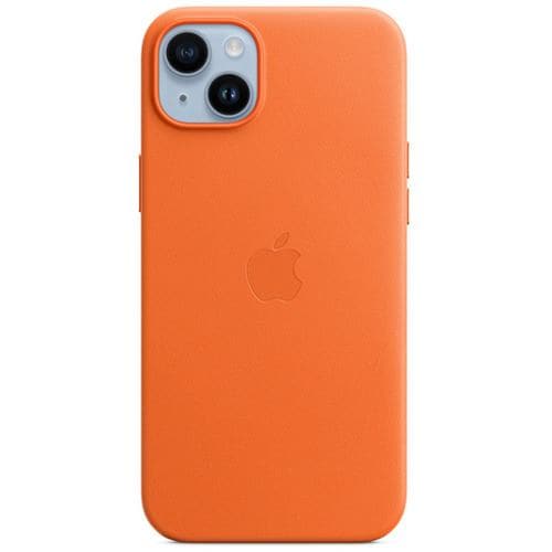 アップル(Apple) MPPF3FE/A MagSafe対応 iPhone14Plus レザーケース オレンジ
