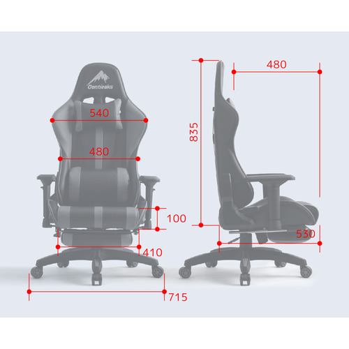 ルセル ゲーミングチェア ゲーミング座椅子 ルセル RD 関家具 チェア4Dアームレスト