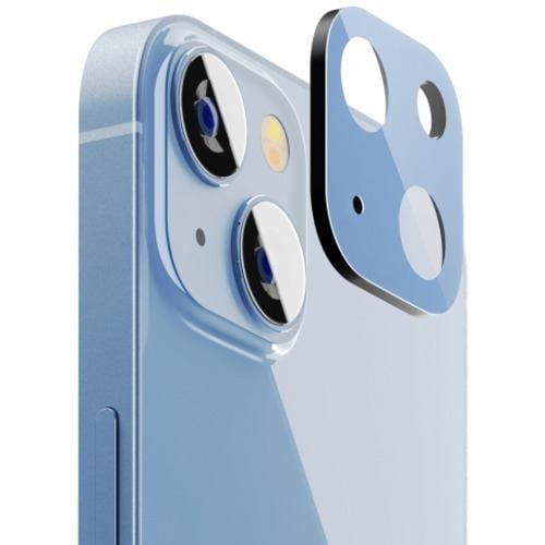PGA PG-22RCLG23BL iPhone 14／14 Plus用 カメラフルプロテクター ブルー PG22RCLG23BL