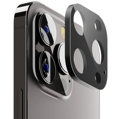 PGA PG-22SCLG17BK iPhone 14 Pro／14 Pro Max用 カメラフルプロテクター ブラック PG22SCLG17BK
