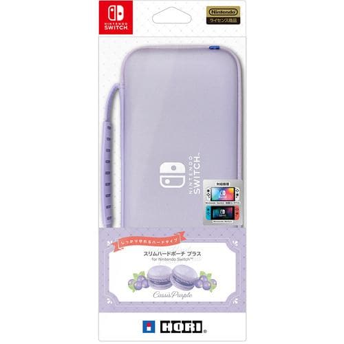 ホリ NSW-828 スリムハードポーチ プラス for Nintendo Switch カシス ...