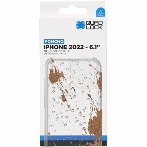 Ｑｕａｄ Ｌｏｃｋ レインポンチョ 雨天用カバー - iPhone 14用 QLC-PON-IP14S