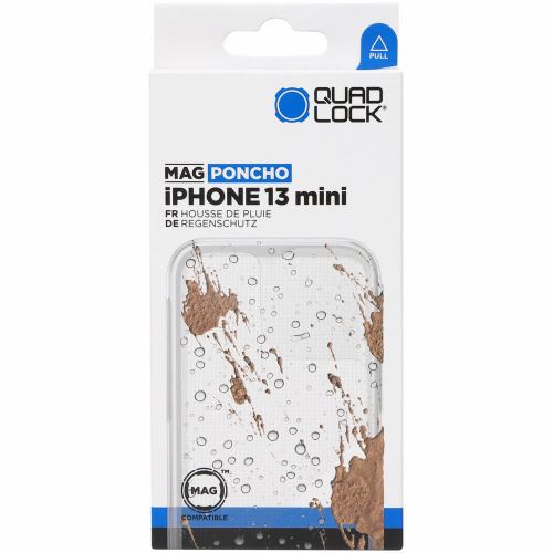 Ｑｕａｄ Ｌｏｃｋ レインポンチョ 雨天用カバー MAGケース用 - iPhone 13 mini用 QMC-PON-IP13S