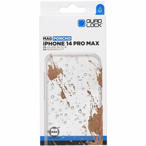Ｑｕａｄ Ｌｏｃｋ レインポンチョ 雨天用カバー MAGケース用 - iPhone 14 Pro Max用 QMC-PON-IP14XL