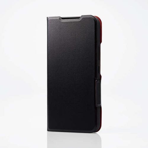 エレコム PM-G233PLFUBK Galaxy A54 5G ソフトレザーケース 薄型 磁石付 ブラック PMG233PLFUBK