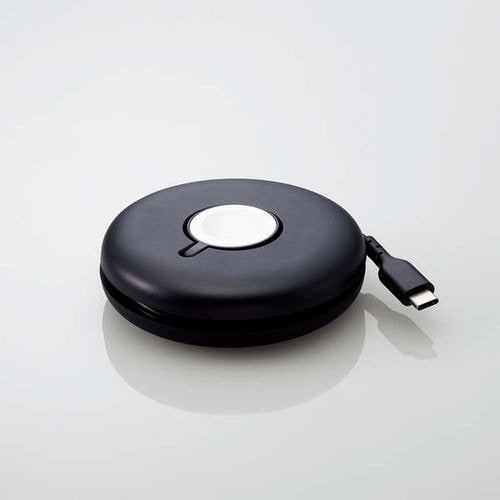 エレコム MPA-AWSTCQBK Apple Watch磁気充電ケーブル(高速充電スタンドタイプ) ブラック MPAAWSTCQBK