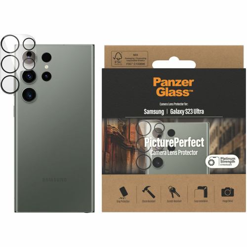 ＰａｎｚｅｒＧｌａｓｓ Samsung Galaxy S23 Ultra PicturePerfect Camera Lense protector 0441