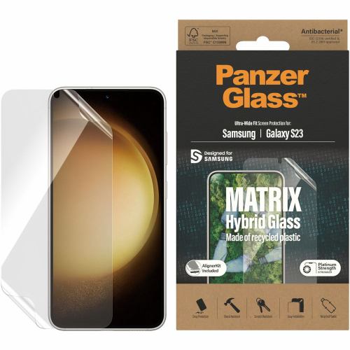 ＰａｎｚｅｒＧｌａｓｓ PanzerGlass Samsung Galaxy S23 Matrix UWF w／EasyAligner kit 7318
