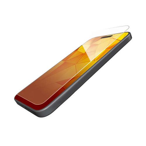 エレコム PM-A23AFLGHO iPhone 15 ガラスフィルム 超強靱 ゴリラ 0.21mm PMA23AFLGHO