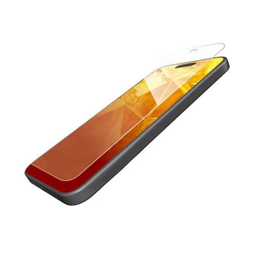 エレコム PM-A23AFLGL iPhone 15 ガラスライクフィルム 薄型 高透明 PMA23AFLGL