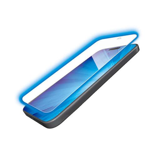 エレコム PM-A23DFLBLN iPhone 15ProMax フィルム ブルーライトカット 指紋防止 反射防止 PMA23DFLBLN