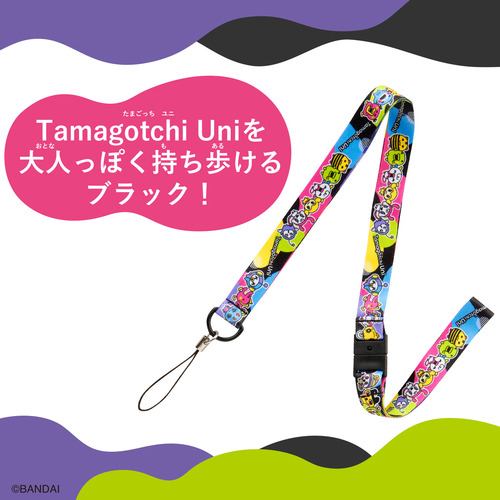 バンダイ Tamagotchi Uni ネックストラップ Unique Black | ヤマダ 