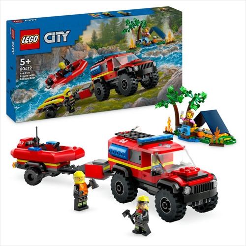 レゴジャパン レゴ 604124WD消防車とレスキューボート
