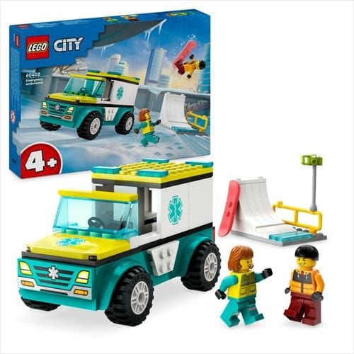 レゴジャパン レゴ 60403救急車とスノーボーダー