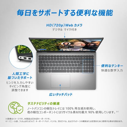 CPUIntelCoノートパソコン　DELL NI25S-DNHBS