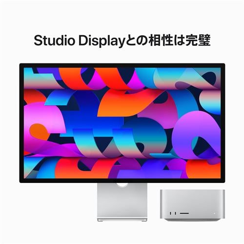 アップル(Apple) MQH63J/A Mac Studio 2023年モデル 24コアCPU 60コアGPU Apple M2 Ultra 1TB