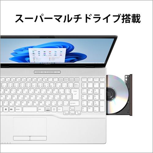 推奨品】富士通クライアントコンピューティング FMVA45H2W ノートPC