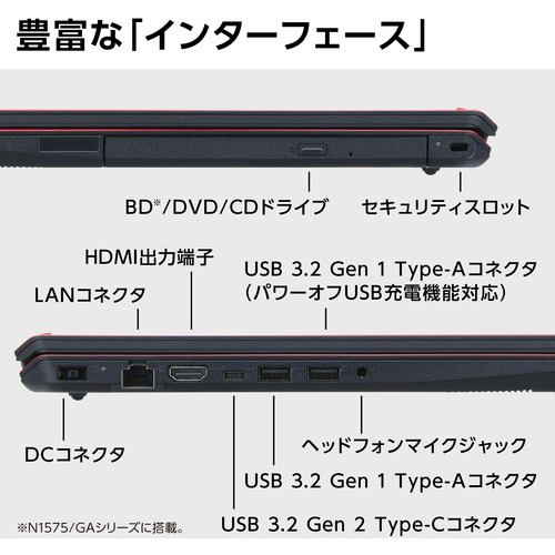 推奨品】NEC PC-N1575GAR ノートPC LAVIE N15 カームレッド PCN1575GAR