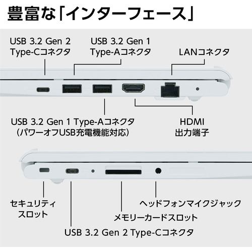 推奨品】NEC PC-N1475GAW モバイルパソコン LAVIE N14 パールホワイト