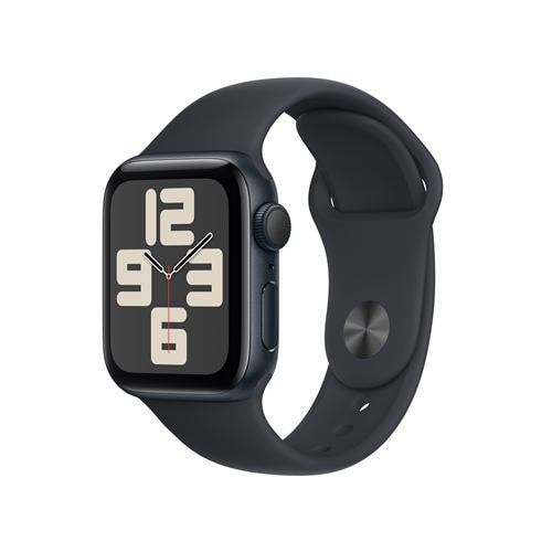 アップル(Apple) MR9Y3J/A Apple Watch SE GPSモデル 40mm ミッドナイトアルミニウムケースとミッドナイトスポーツバンド M/L