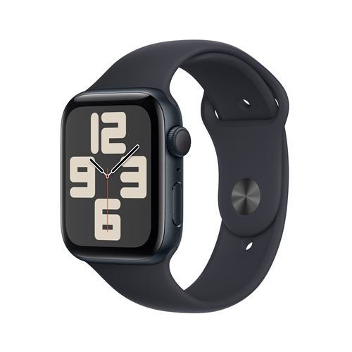 アップル(Apple) MRE73J/A Apple Watch SE GPSモデル 44mm ミッドナイトアルミニウムケースとミッドナイトスポーツバンド S/M