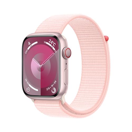 アップル(Apple) MRMM3J/A Apple Watch Series 9 GPS + Cellularモデル 45mm ピンクアルミニウムケースとライトピンクスポーツループ