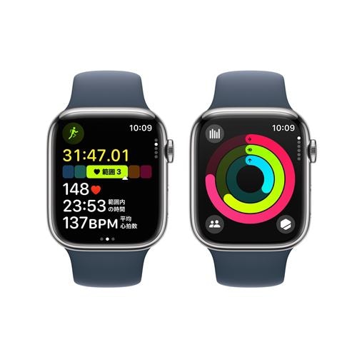 アップル(Apple) MRMN3J/A Apple Watch Series 9 GPS + Cellularモデル ...