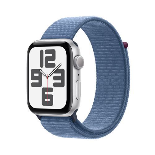 アップル(Apple) MREF3J/A Apple Watch SE GPSモデル 44mm シルバーアルミニウムケースとウインターブルースポーツループ