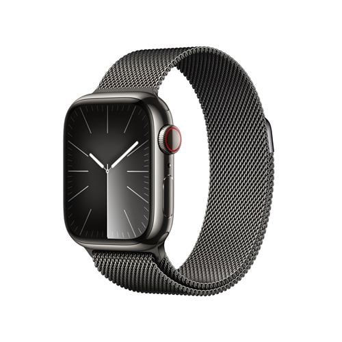 アップル(Apple) MRJA3J/A Apple Watch Series 9 GPS + Cellularモデル 41mm グラファイトステンレススチールケースとグラファイトミラネーゼループ