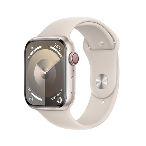 アップル(Apple) MRHN3J/A Apple Watch Series 9 GPS + Cellularモデル 41mm  スターライトアルミニウムケースとスターライトスポーツバンド S/M | ヤマダウェブコム
