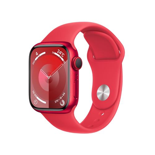 アップル(Apple) MRY83J/A Apple Watch Series 9 GPS + Cellularモデル 41mm (PRODUCT)REDアルミニウムケースと (PRODUCT)REDスポーツバンド M/L