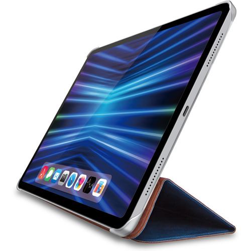 エレコム TB-A22PMWVNV iPad Pro 11inch フラップケース 背面クリア ソフトレザー 2アングル スリープ対応 ネイビー TBA22PMWVNV