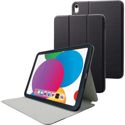 エレコム TB-A22RSABK iPad 第10世代 フラップケース スリープ対応 ブラック TBA22RSABK
