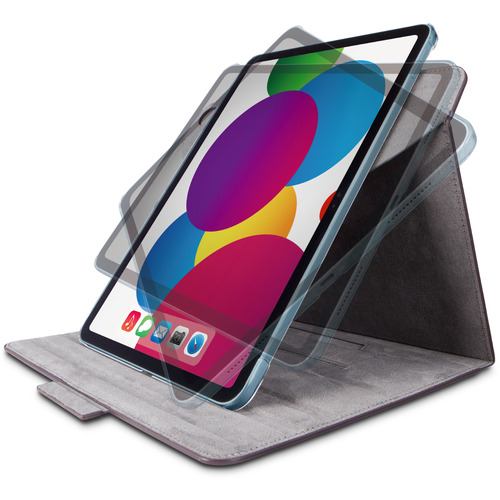 エレコム TB-A22R360BK iPad 第10世代 フラップケース ソフトレザー 360度回転 ブラック TBA22R360BK