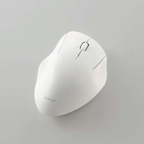 エレコム M-SH10BBSKWH Bluetooth5.0抗菌静音マウス SHELLPHA 3ボタン ホワイト MSH10BBSKWH
