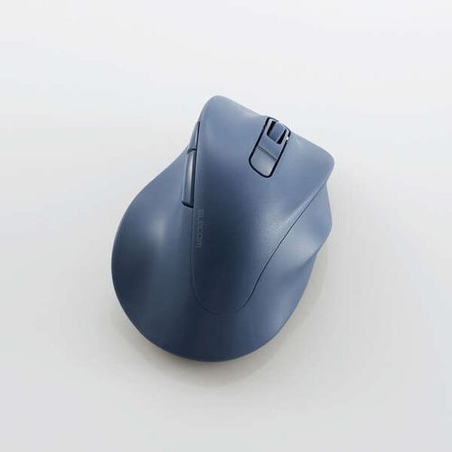 【推奨品】エレコム M-XGL30BBSKBU 静音 Bluetooth5.0マウス EX-G 5ボタン Lサイズ ブルー MXGL30BBSKBU