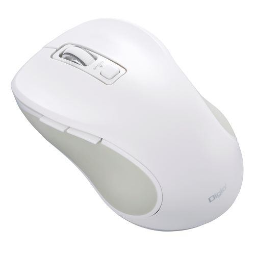ナカバヤシ MUS-BKF215W Bluetooth静音5ボタンBlueLEDマウス ホワイト