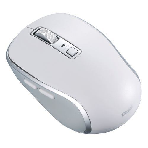 ナカバヤシ MUS-BKF217W Bluetooth静音5ボタンBlueLEDマウス ホワイト