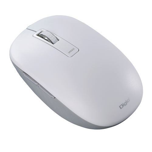 ナカバヤシ MUS-BKF219W Bluetooth静音5ボタンBlueLEDマウス ホワイト
