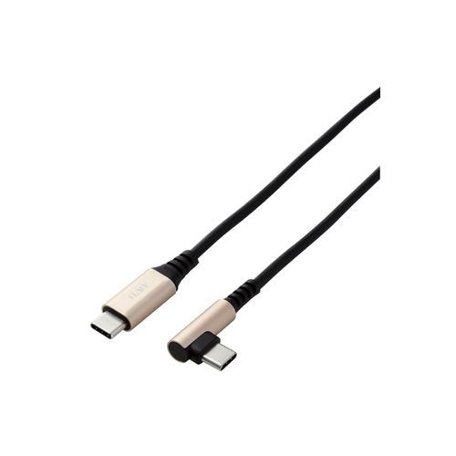 エレコム U2C-CCL20NBK-IL ILMF Hi-Speed USBケーブル(USB Type-C - USB Type-C／認証品／L) PC スマホ タブレット対応 ブラック