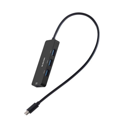 エレコム U3H-MH3006BBK USB Type-C(TM)ハブ＋1機能(HDMI(R)ポート付) Windows mac対応 ケーブル約30cm ブラック