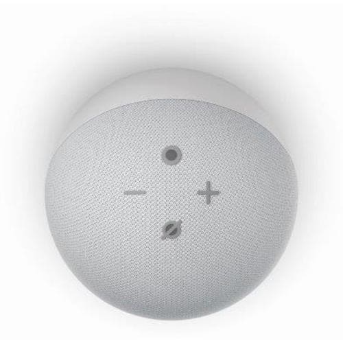 Echo Dot 第4世代 - 時計付きスマートスピーカー グレーシャーホワイト