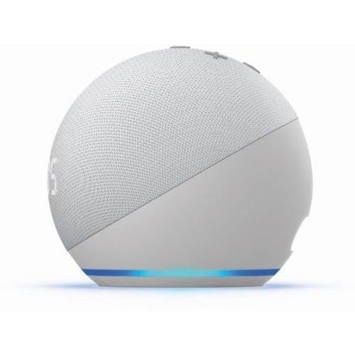 【台数限定】Amazon(アマゾン) B084J4TR39 Echo Dot (エコードット) 第4世代 - 時計付きスマートスピーカー with  Alexa グレーシャーホワイト